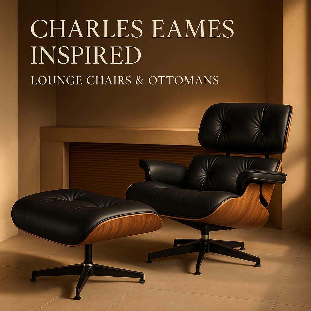 Charles Eames Lounge Chair Replica - Luxe Furnishes Charles Eames Lounge Chair Replica - Luxe Furnishes
