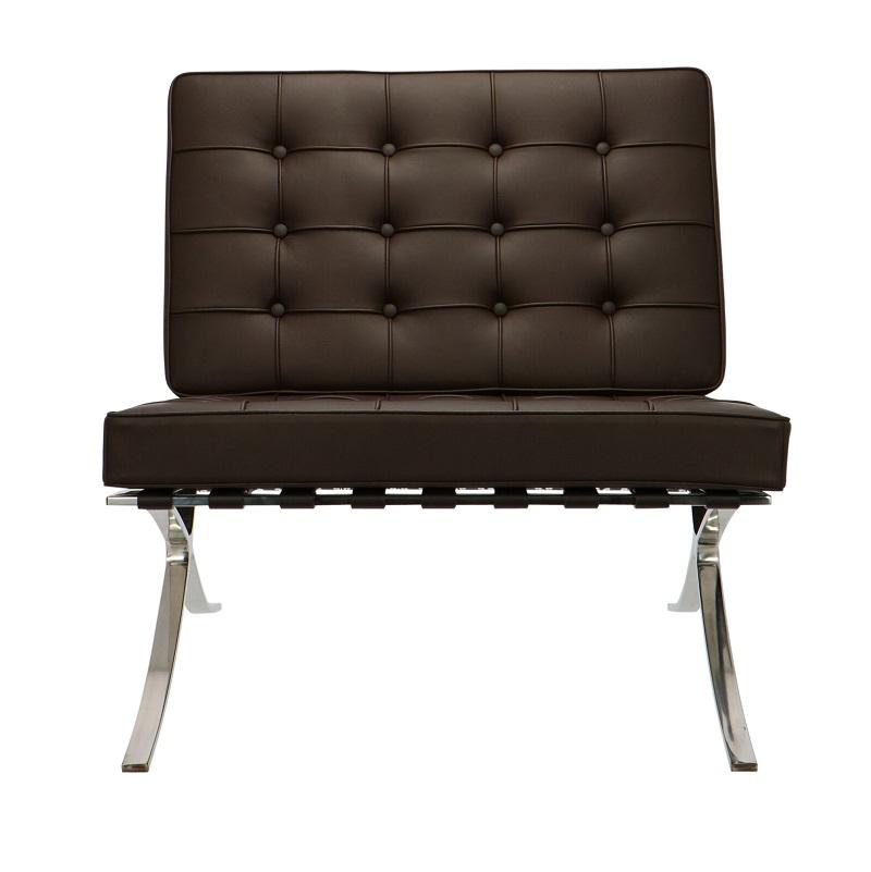 Dark Grey - Premium Barcelona Chairs from Luxe Furnishes - Just $425.00! Shop now at Luxe Furnishes