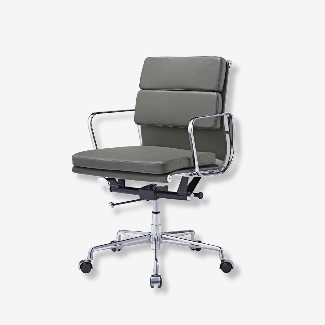 Elevate Your Workspace with the Camel Eames Soft Pad Office Chair - Comfort and Style for Professionals - Premium SOFT PAD LOW BACK from Luxe Furnishes - Just $345! Shop now at Luxe Furnishes