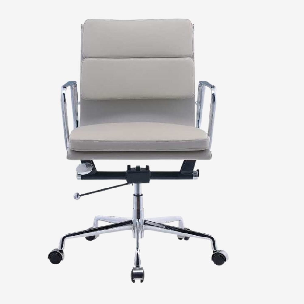 Luxurious Eames Soft Pad Office Chair - Ergonomic Home Office Seating - Elegant Low Back Design - Premium Comfort - Premium  from Luxe Furnishes - Just $0! Shop now at Luxe Furnishes