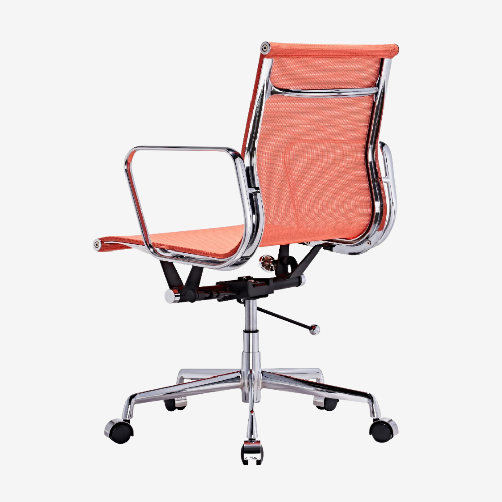 Modern Eames Low Back Mesh Office Chair in Sleek Black - Ergonomic Computer Desk Seating - Premium Mesh Low Back Chair from Luxe Furnishes - Just $245! Shop now at Luxe Furnishes