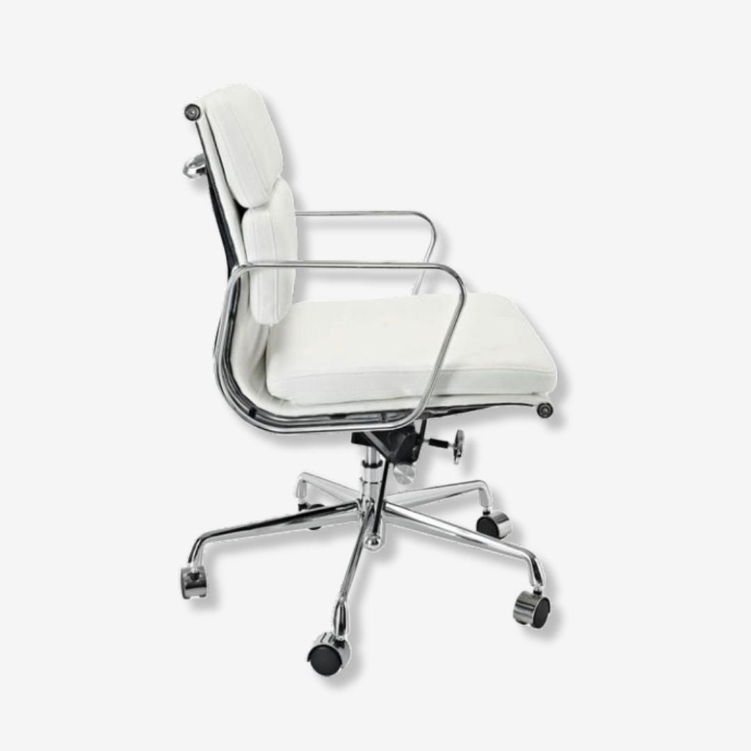 Luxurious Eames Soft Pad Office Chair - Ergonomic Home Office Seating - Elegant Low Back Design - Premium Comfort - Premium SOFT PAD LOW BACK from Luxe Furnishes - Just $345! Shop now at Luxe Furnishes