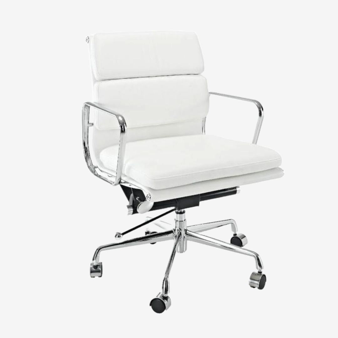 Copy of Enchanting Eames Soft Pad Office Chair - Low Back Comfort - Ergonomic Seating for Work - Premium SOFT PAD LOW BACK from Luxe Furnishes - Just $345! Shop now at Luxe Furnishes