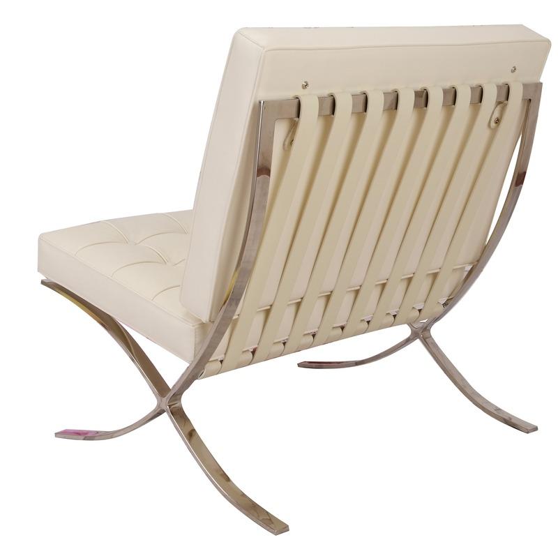 Cream - Premium Barcelona Chairs from Luxe Furnishes - Just $645! Shop now at Luxe Furnishes
